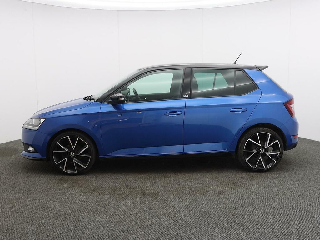 Skoda Fabia 1.0 Tsi Monte Carlo Hatchback Eu AY20WGM Blue #4
