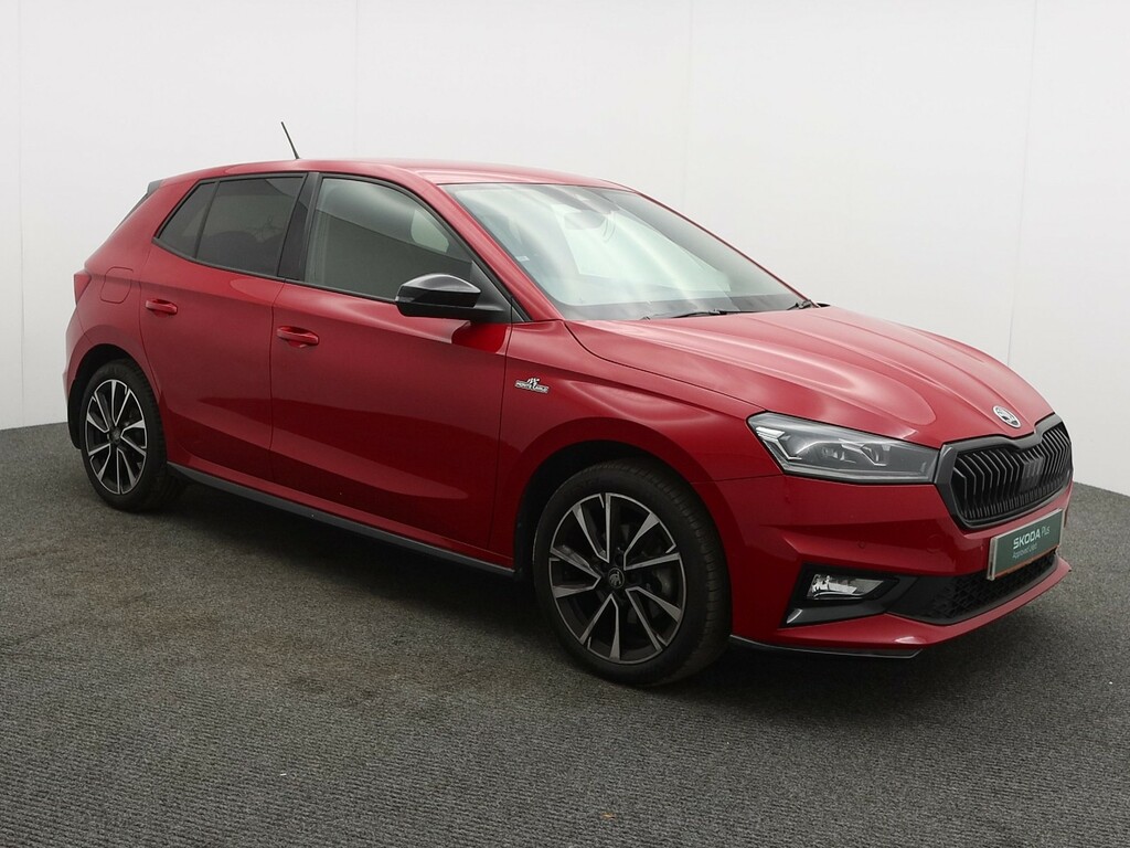 Skoda Fabia 1.5 Tsi Monte Carlo Edition Hatchback D FV74WXK Red