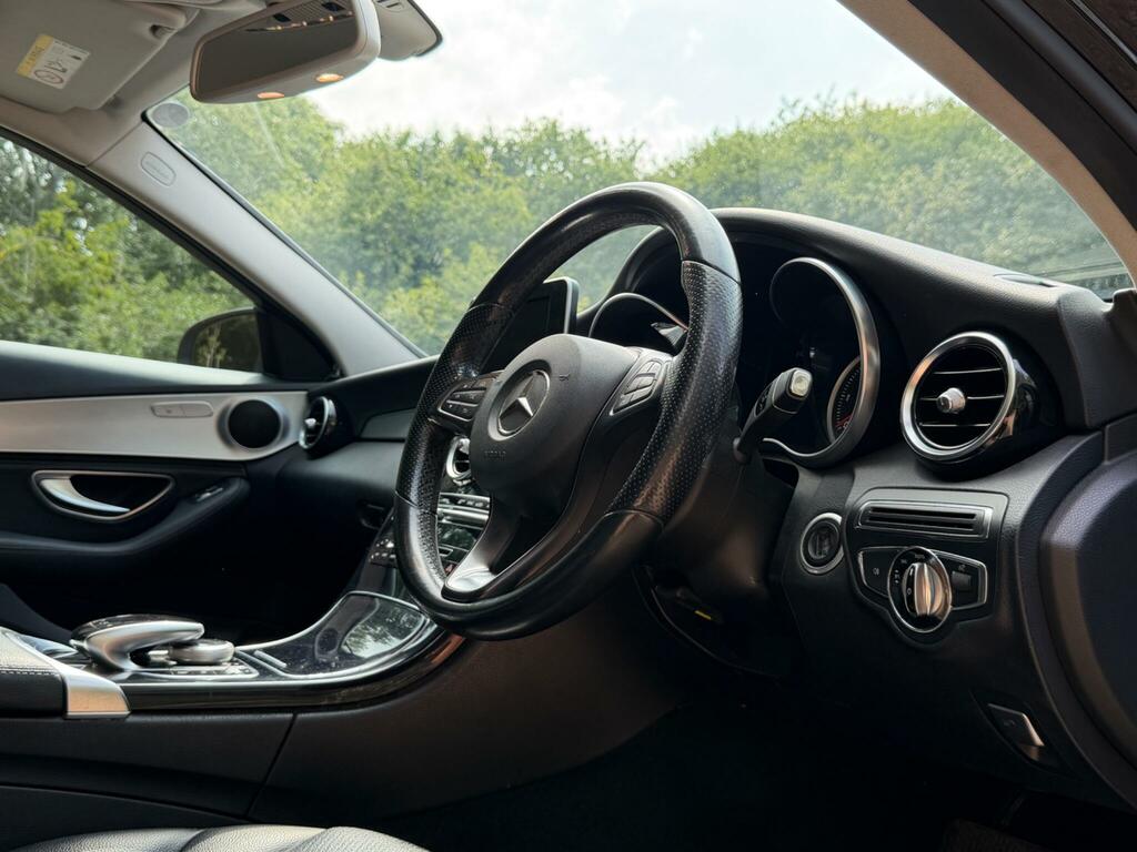 Mercedes-Benz C Class Coupe White #18