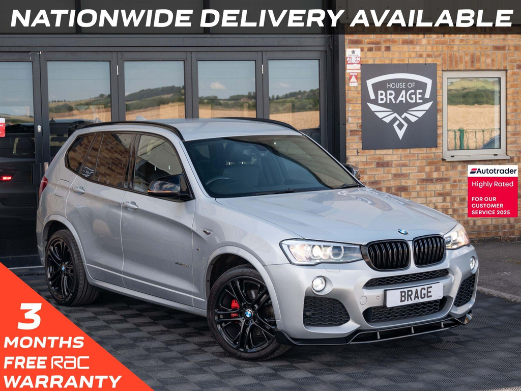 BMW X3 2.0 20D M Sport Xdrive Euro 6 Ss Silver