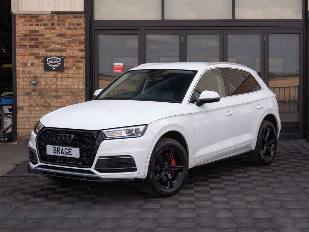 Audi Q5 S Line 2.0 Tdi Quattro 190Ps White #7