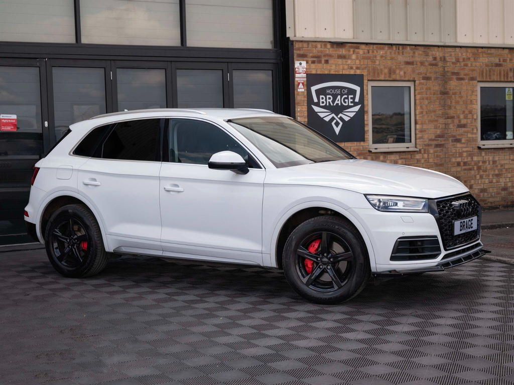 Audi Q5 2.0 Tfsi 45 Sport S Tronic Quattro Euro 6 Ss White #5