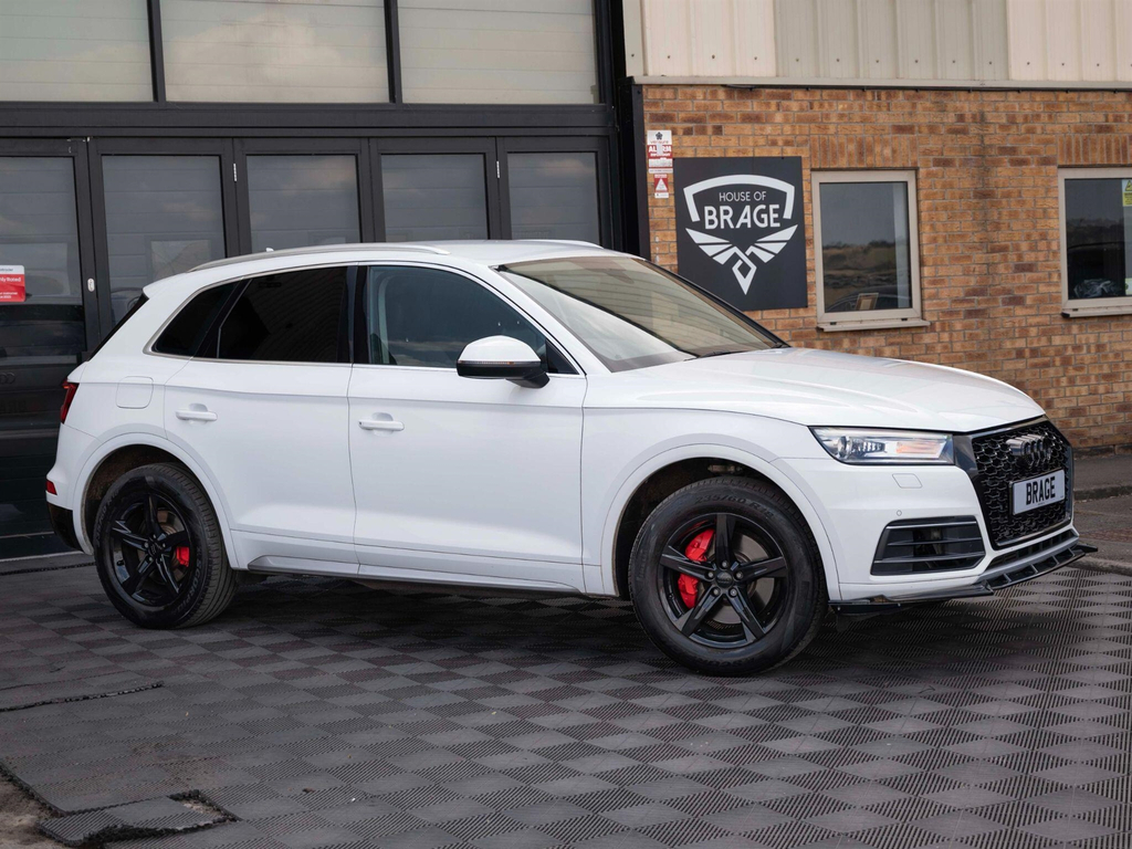 Audi Q5 S Line 2.0 Tdi Quattro 190Ps White #25