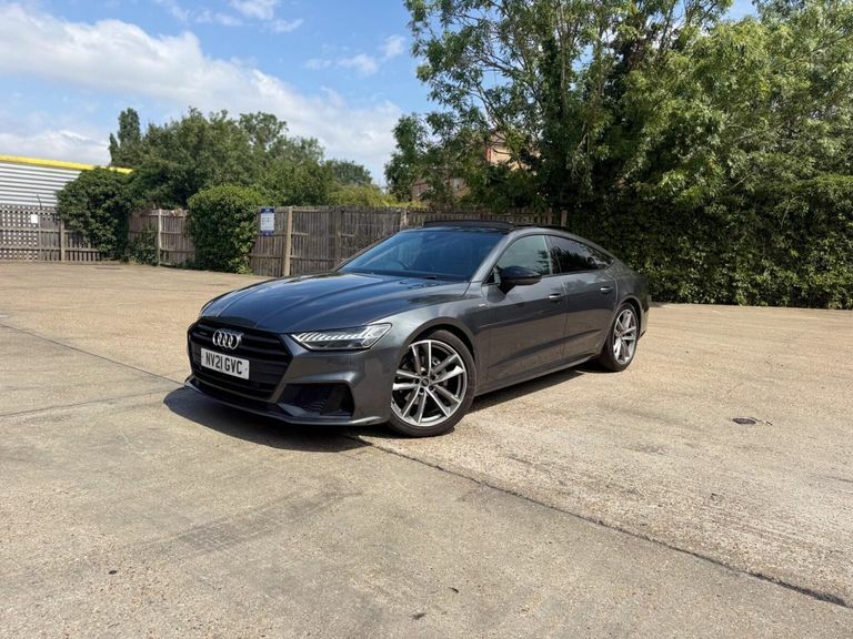 Audi A7 2.0 Tdi 40 Black Edition Sportback S Tronic Quattr Grey #3
