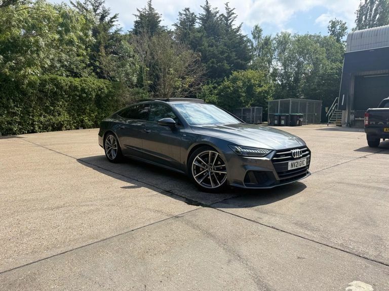 Audi A7 2.0 Tdi 40 Black Edition Sportback S Tronic Quattr Grey #5