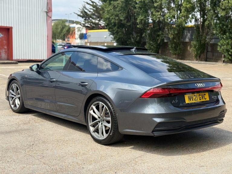 Audi A7 2.0 Tdi 40 Black Edition Sportback S Tronic Quattr Grey #4