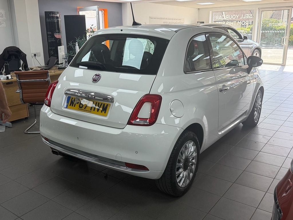 Fiat 500 Lounge WP67HVM White #3