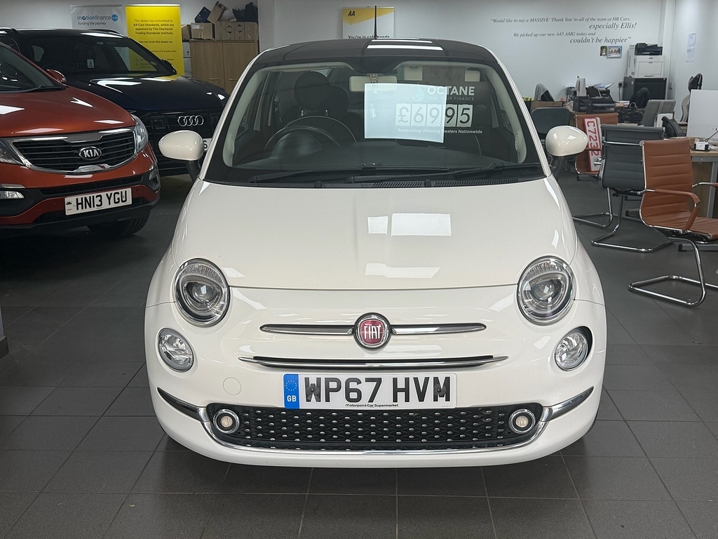 Fiat 500 Lounge WP67HVM White #2