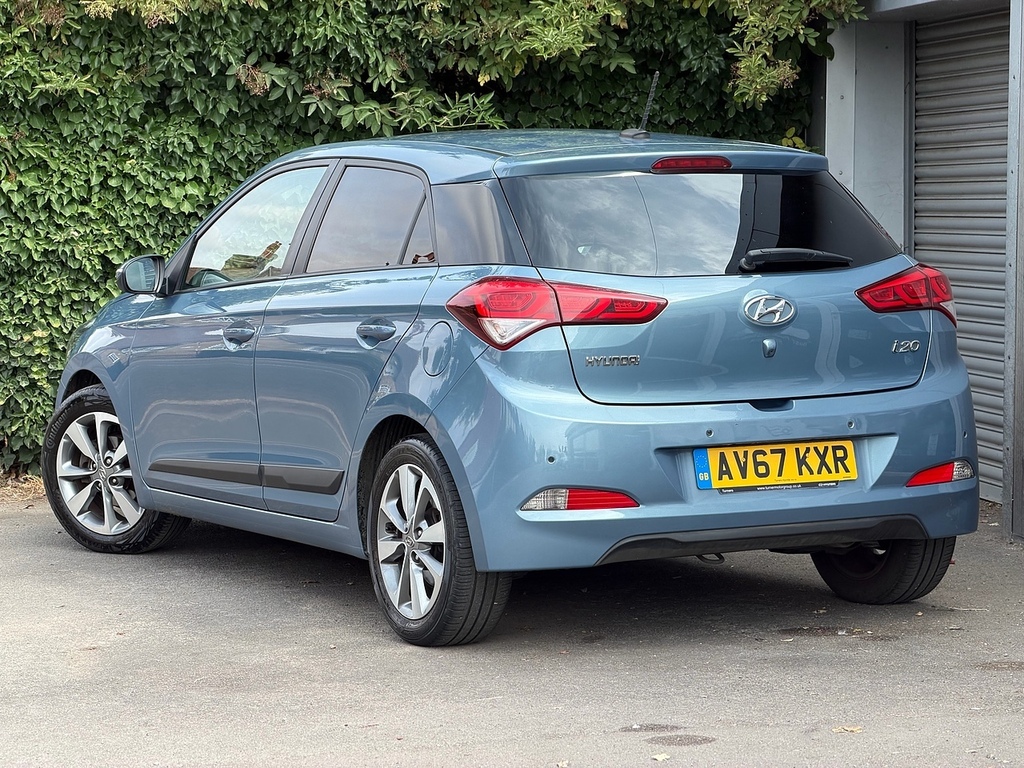 Hyundai I20 Premium Nav AV67KXR Blue #4