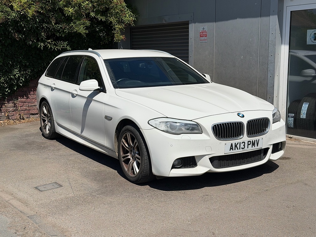 BMW 5 Series 520D M Sport White