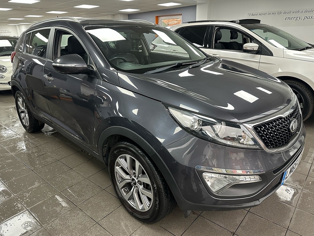 Kia Sportage 2.0 Crdi Kx-3 Sat Nav Silver #1