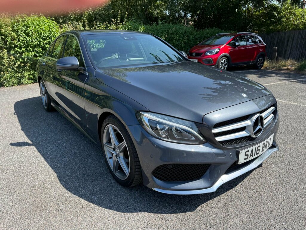 Mercedes-Benz C Class 2.1 C220d Amg Line Premium Plus 7G-tronic Euro SA16BKU Grey #2