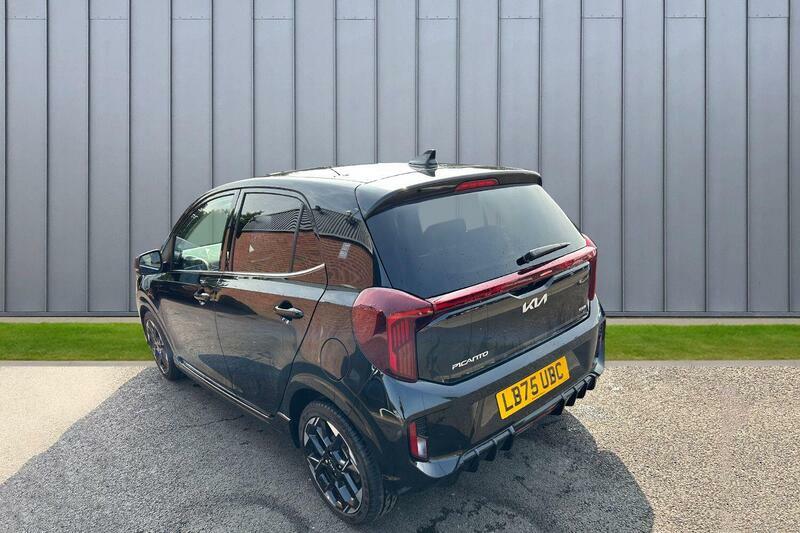 Kia Picanto 1.0 Gt-line Amt Euro 6 Ss Black #5
