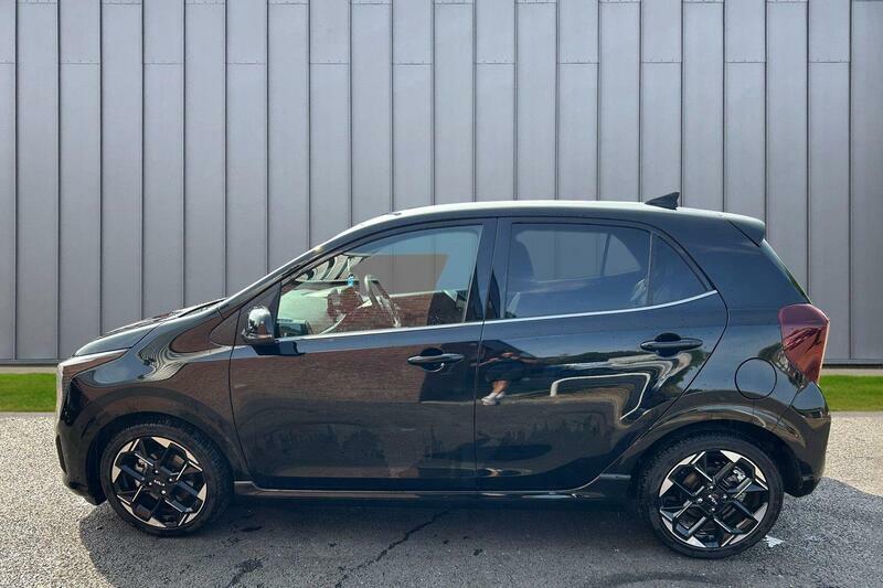 Kia Picanto 1.0 Gt-line Amt Euro 6 Ss Black #6