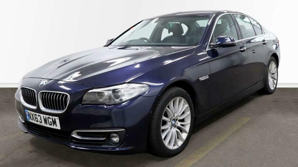 BMW 5 Series Luxury Blue #2