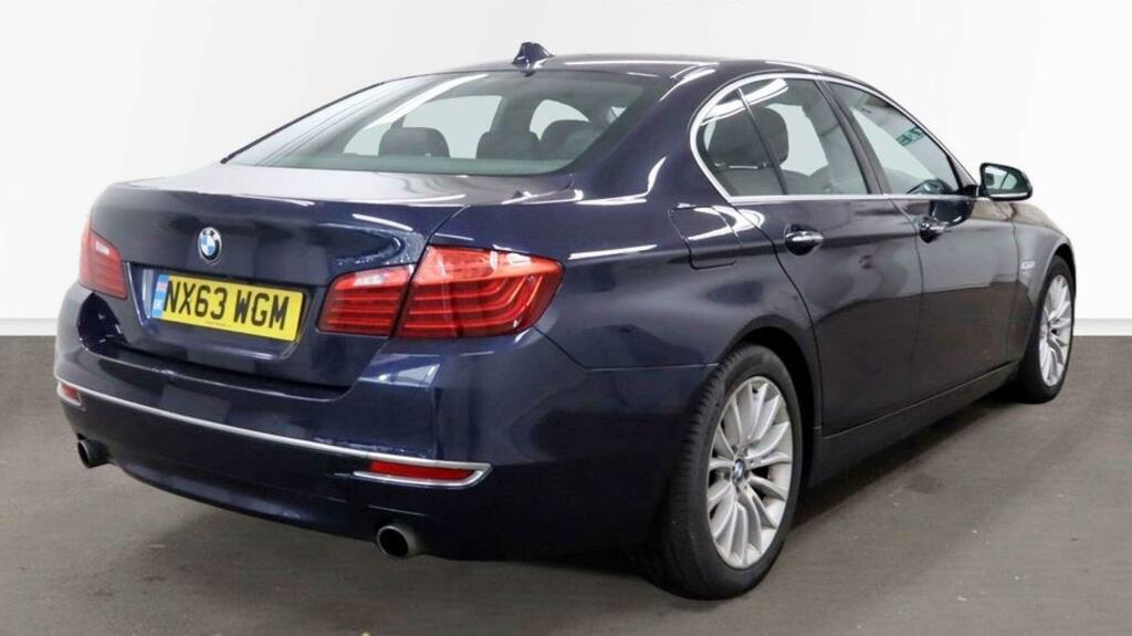 BMW 5 Series Luxury Blue #3