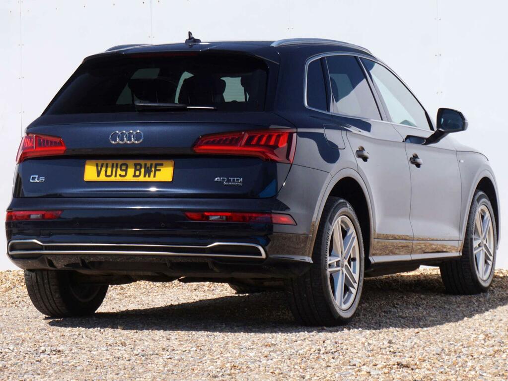 Audi Q5 2.0 Tdi 40 S Line S Tronic Quattro Euro 6 Ss VU19BWF Blue #6