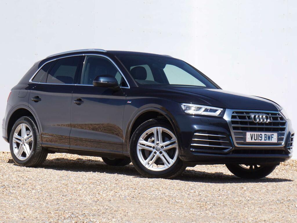 Audi Q5 2.0 Tdi 40 S Line S Tronic Quattro Euro 6 Ss VU19BWF Blue #4