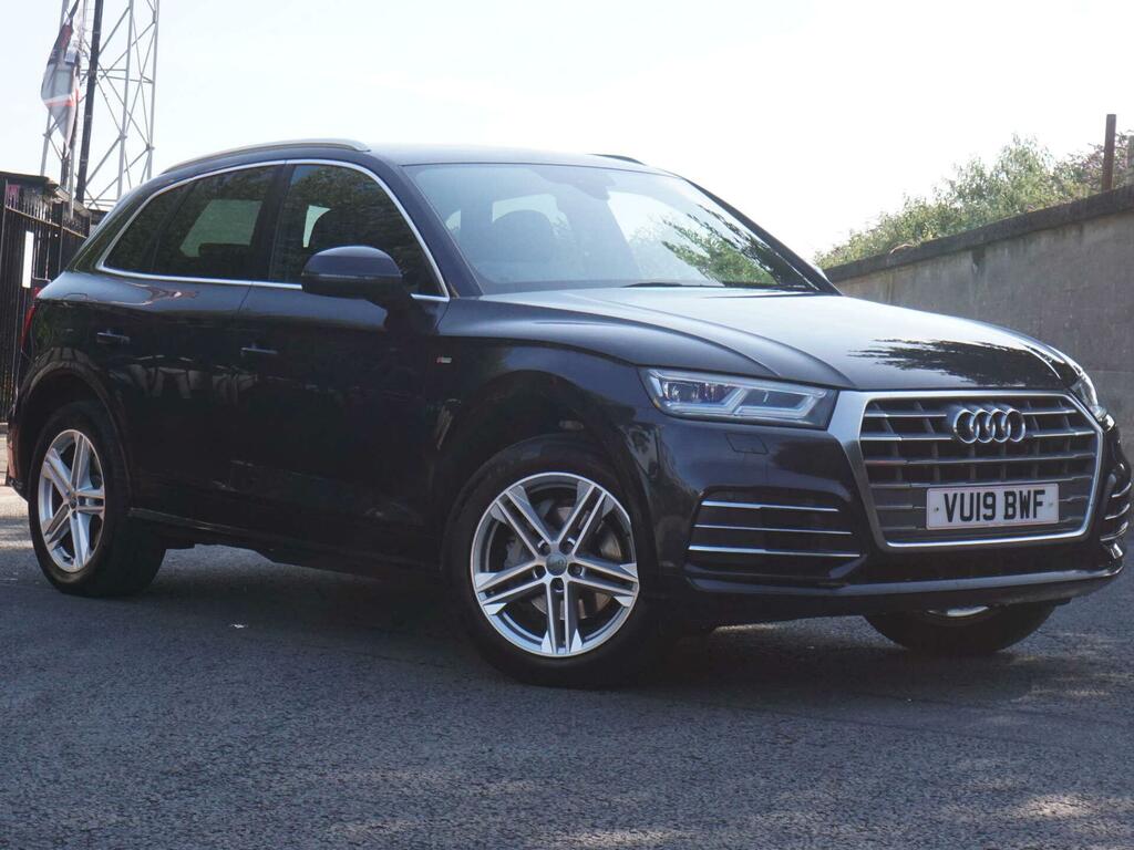 Audi Q5 2.0 Tdi 40 S Line S Tronic Quattro Euro 6 Ss VU19BWF Blue #3