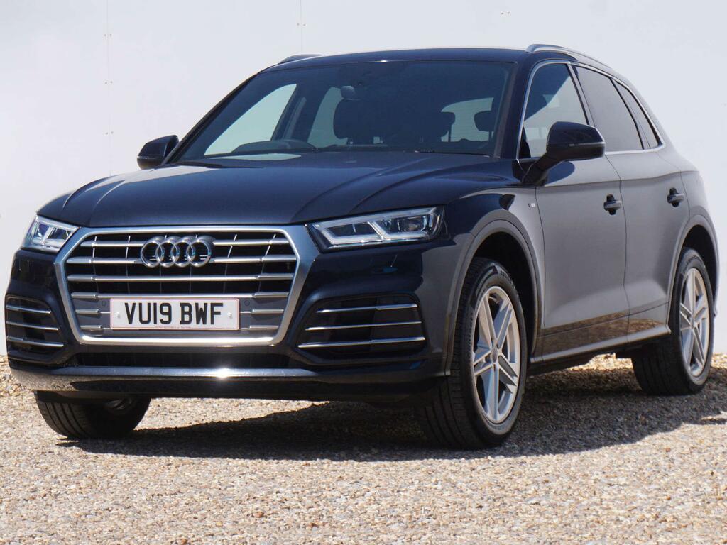 Audi Q5 2.0 Tdi 40 S Line S Tronic Quattro Euro 6 Ss VU19BWF Blue #5