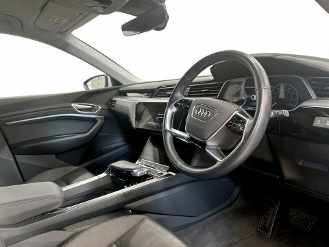 Audi E-tron 55 Black Edition Suv Quattro 95K White #12