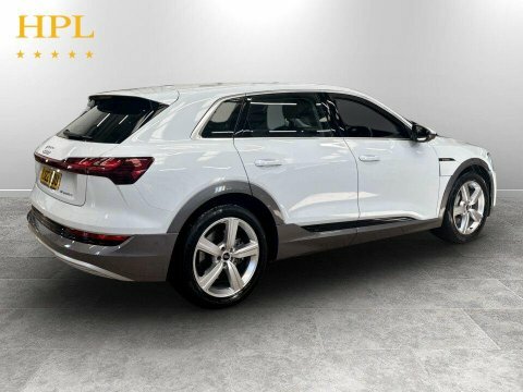 Audi E-tron 55 Black Edition Suv Quattro 95K White #7