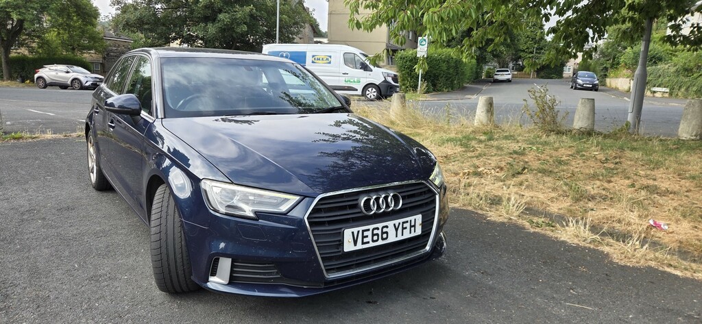 Audi A3 1.6 Tdi Sport VE66YFH Blue #3