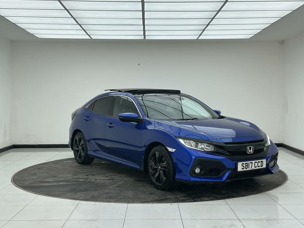 Honda Civic 1.0 Vtec Turbo Ex Hatchback Cvt Euro 6 Blue