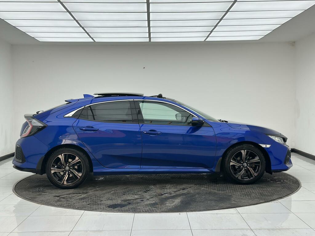 Honda Civic 1.0 Vtec Turbo Ex Hatchback Cvt Euro 6 Blue #4