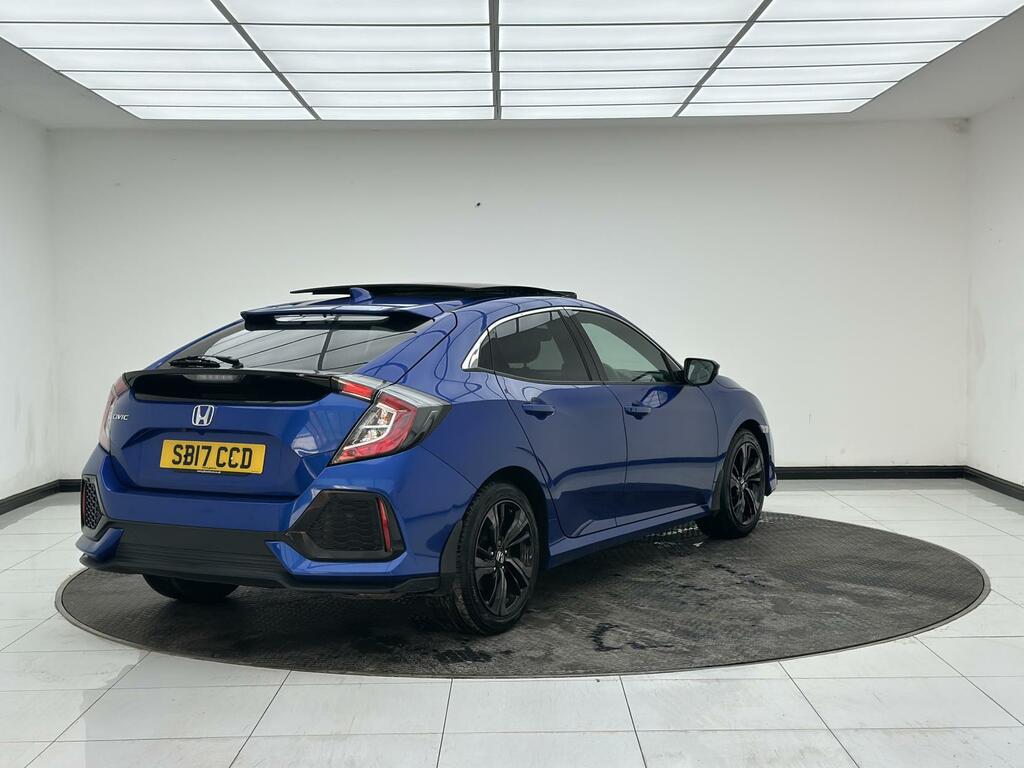 Honda Civic 1.0 Vtec Turbo Ex Hatchback Cvt Euro 6 Blue #3
