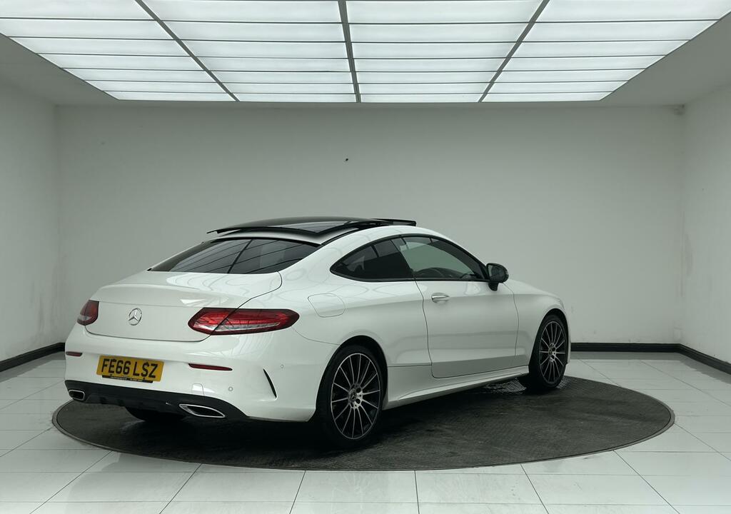 Mercedes-Benz C Class Amg Line FE66LSZ White #4