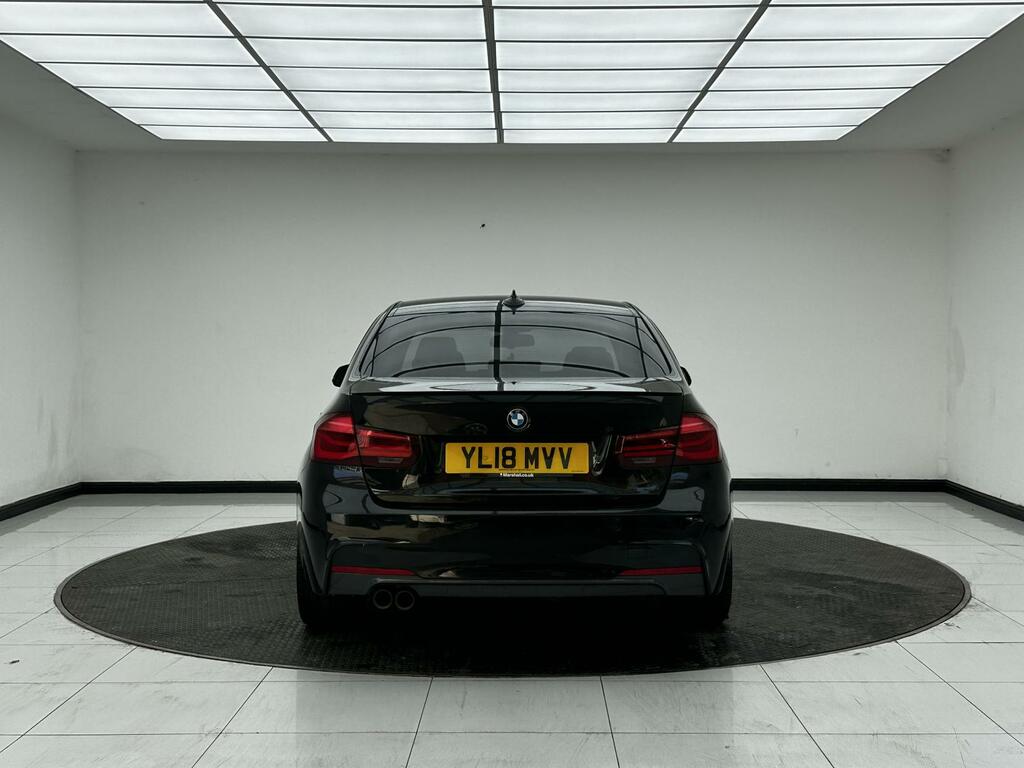 BMW 3 Series 2.0 320D M Sport Shadow Edition Saloon YL18MVV Black #3