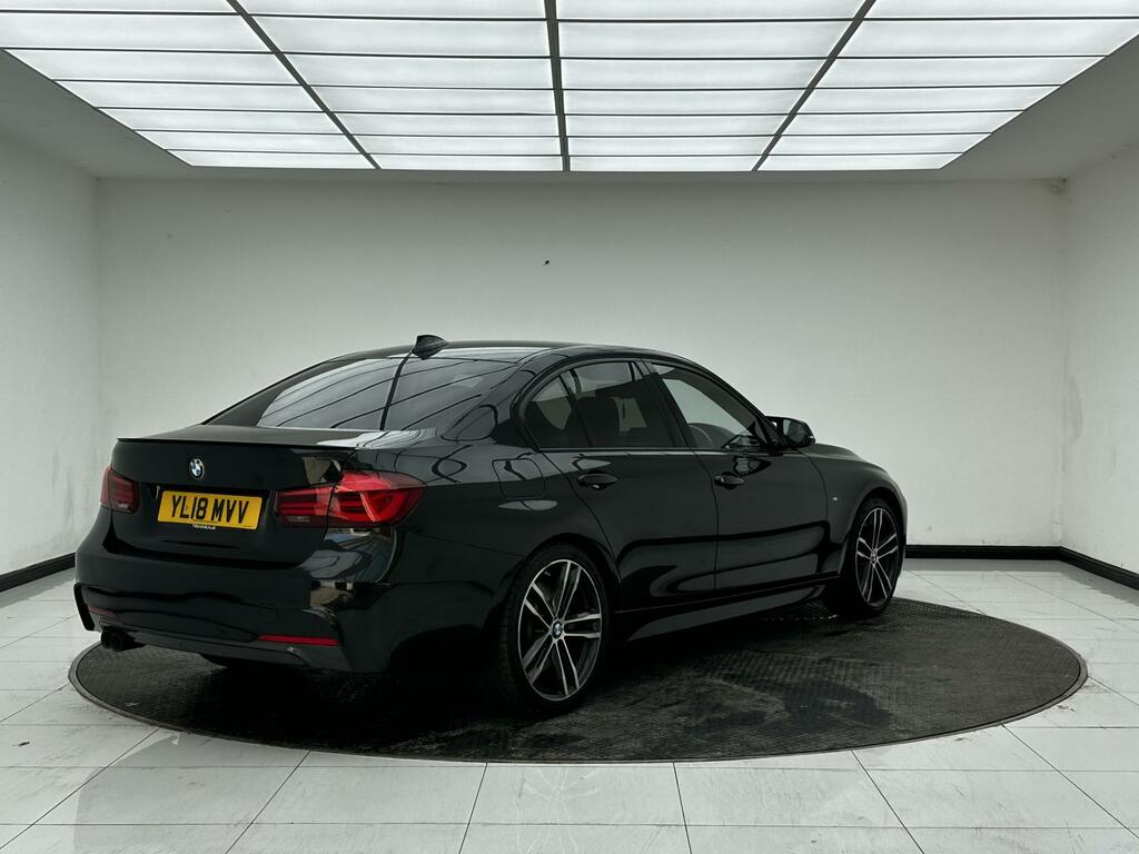 BMW 3 Series 2.0 320D M Sport Shadow Edition Saloon YL18MVV Black #4