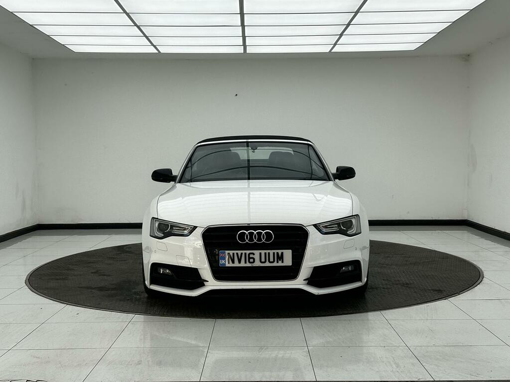 Audi A5 2.0 Tdi S Line Special Edition Plus Convertible NV16UUM White #4