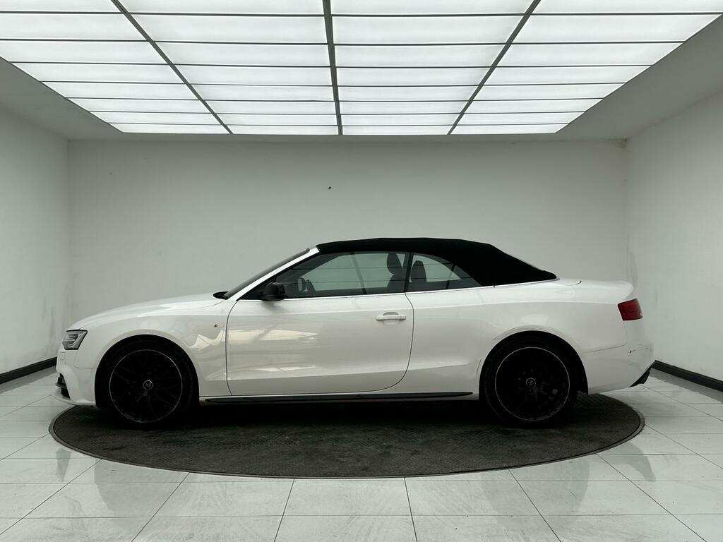 Audi A5 2.0 Tdi S Line Special Edition Plus Convertible NV16UUM White #5