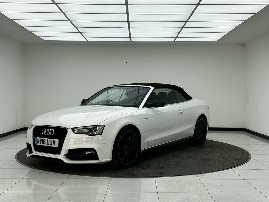 Audi A5 2.0 Tdi S Line Special Edition Plus Convertible NV16UUM White #2
