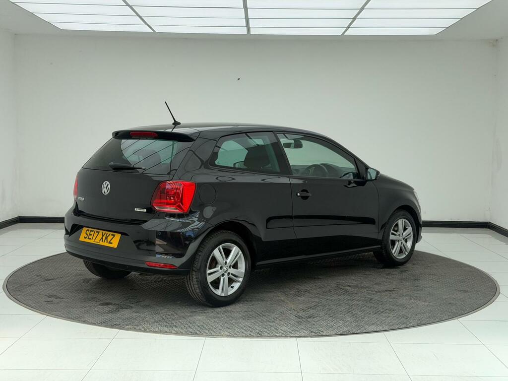 Volkswagen Polo 1.0 Bluemotion Tech Match Edition Hatchback Pe SE17XKZ Black #4