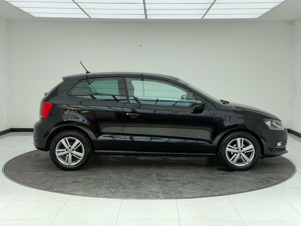 Volkswagen Polo 1.0 Bluemotion Tech Match Edition Hatchback Pe SE17XKZ Black #3