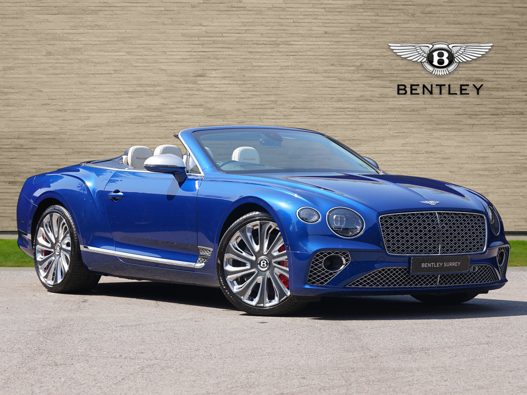Bentley Continental Gt 4.0 V8 Gtc Convertible 4Wd Euro 6 Blue