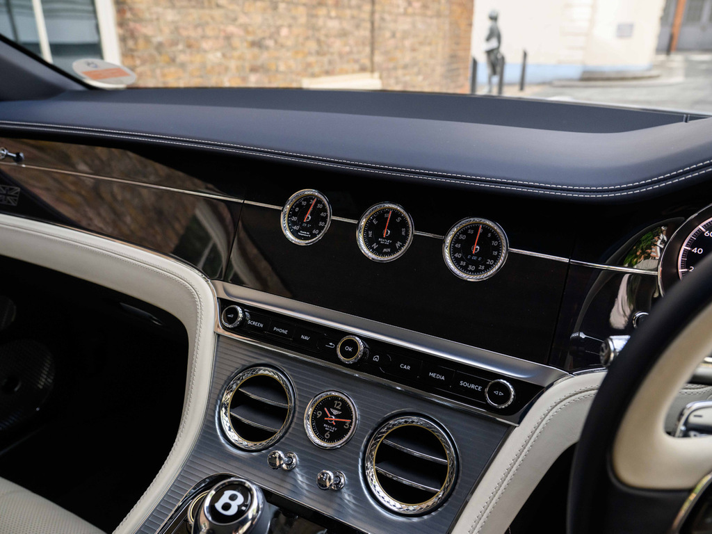 Bentley Continental Convertible Blue #4