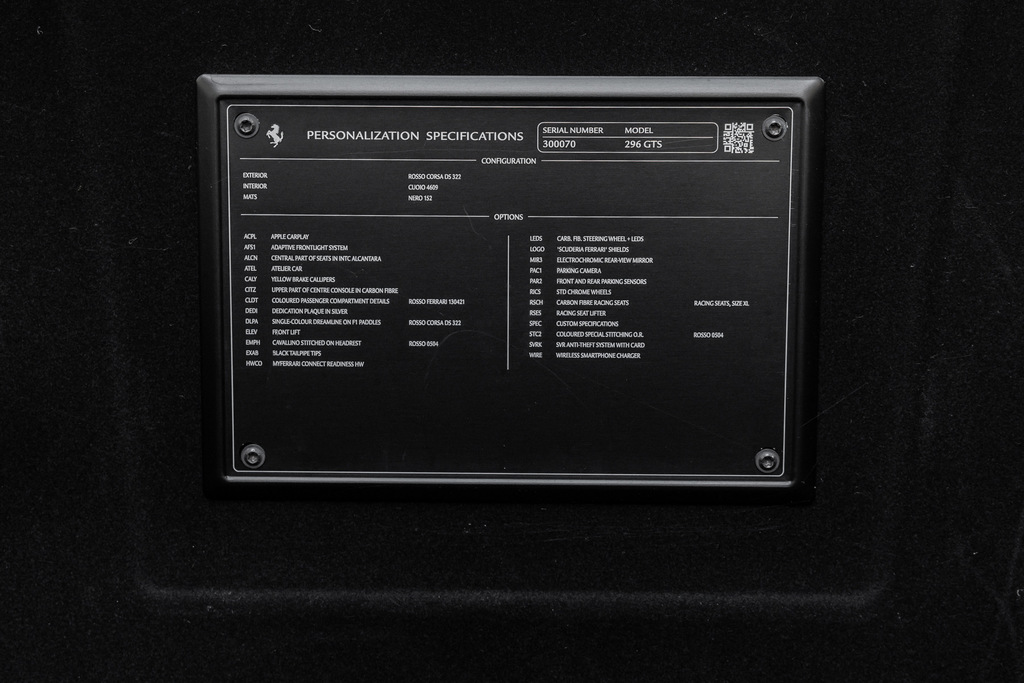 Ferrari 296 Gts 3.0T V6 7.45Kwh Spider Plug-in Hybrid F  #4
