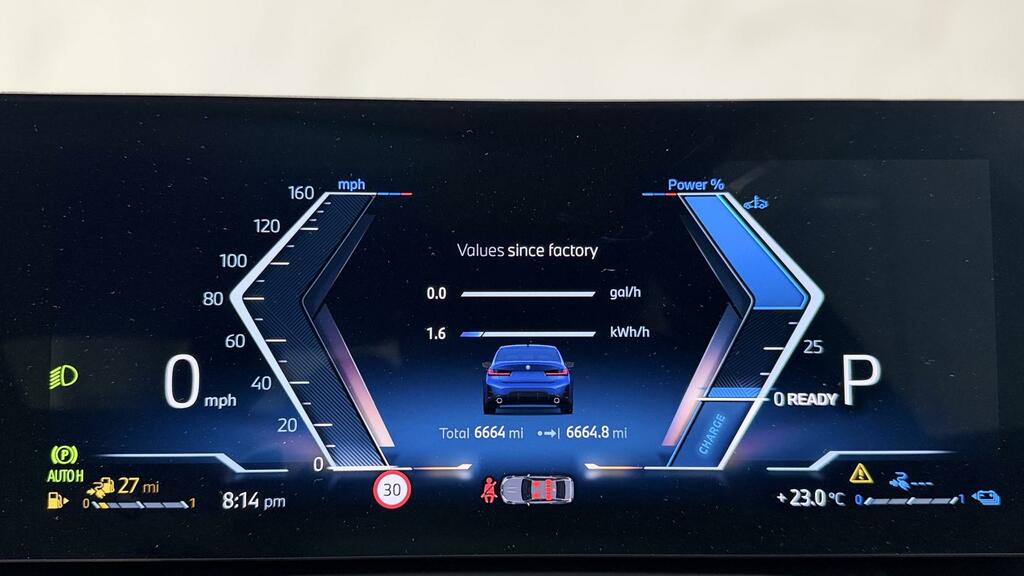 BMW 3 Series 2.0 330E 22.3Kwh M Sport Saloon Plug-in BD75EBU Blue #3