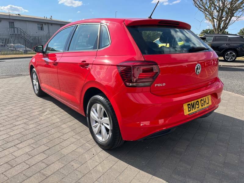 Volkswagen Polo 1.0 Evo 80 Se - 2019 19 BM19GHJ Red #4