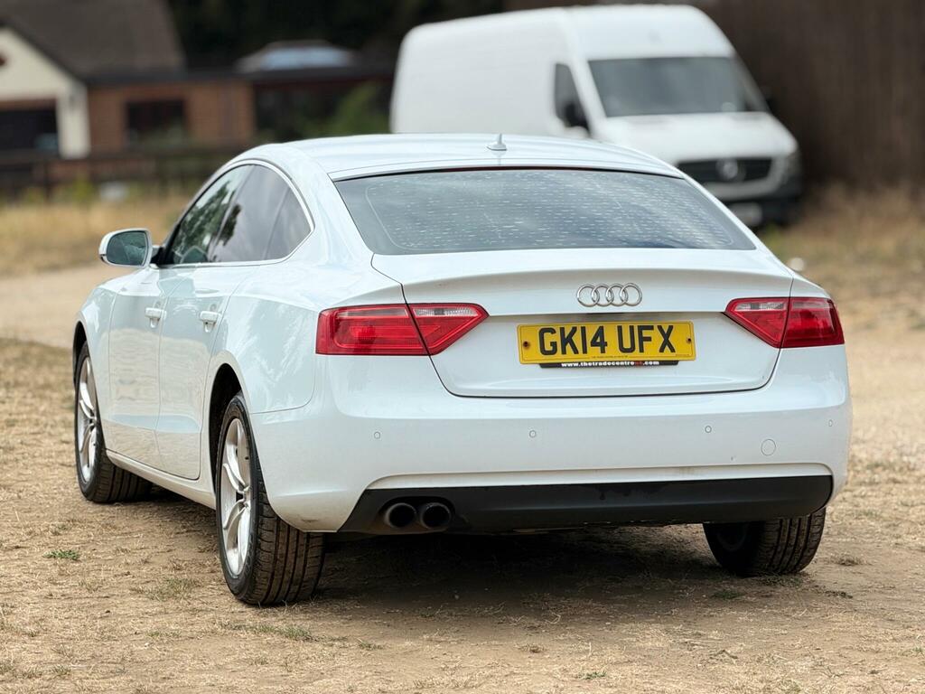 Audi A5 2.0 Tdi Se Technik Sportback Multitronic Euro 5 S White #4