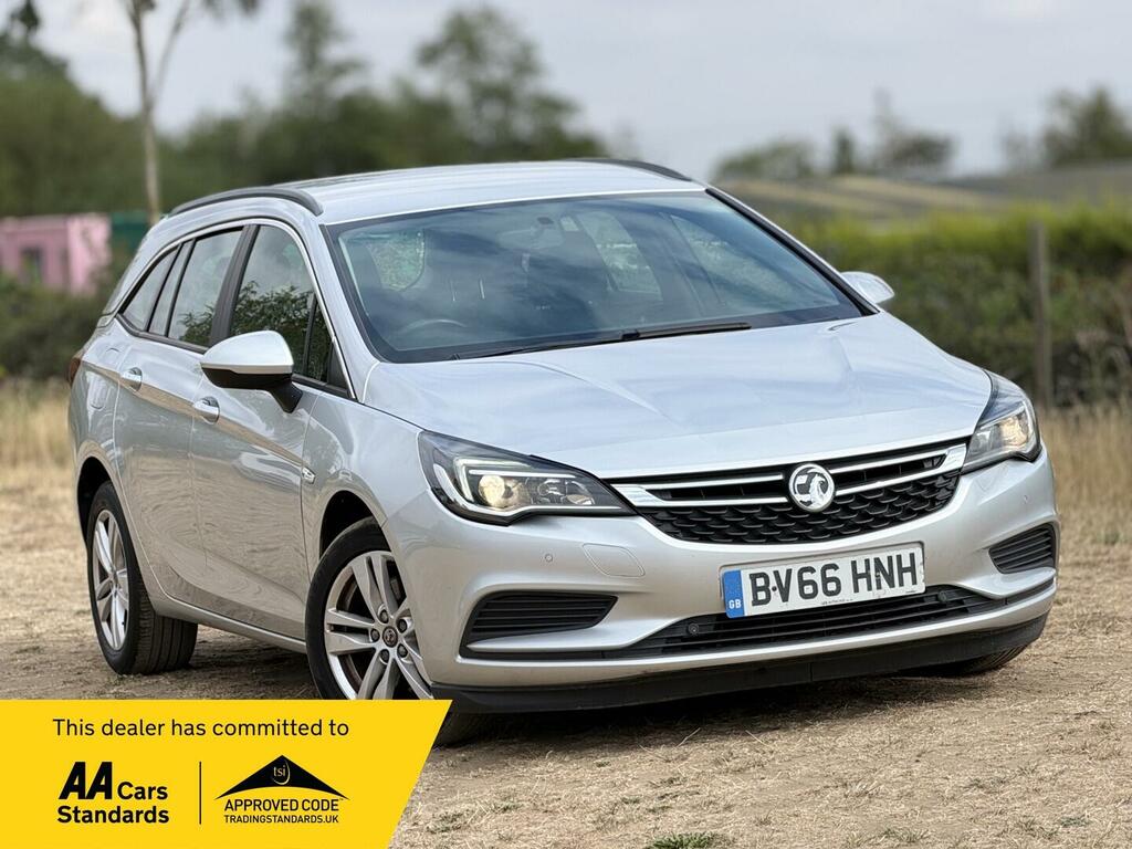 Vauxhall Astra 1.6 Cdti Ecoflex Design Sports Tourer Euro 6 Ss Silver