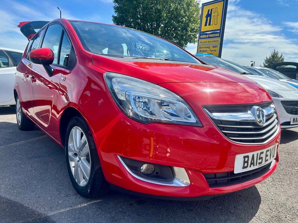 Vauxhall Meriva 1.4I Life Mpv Euro 6 100 Ps Red