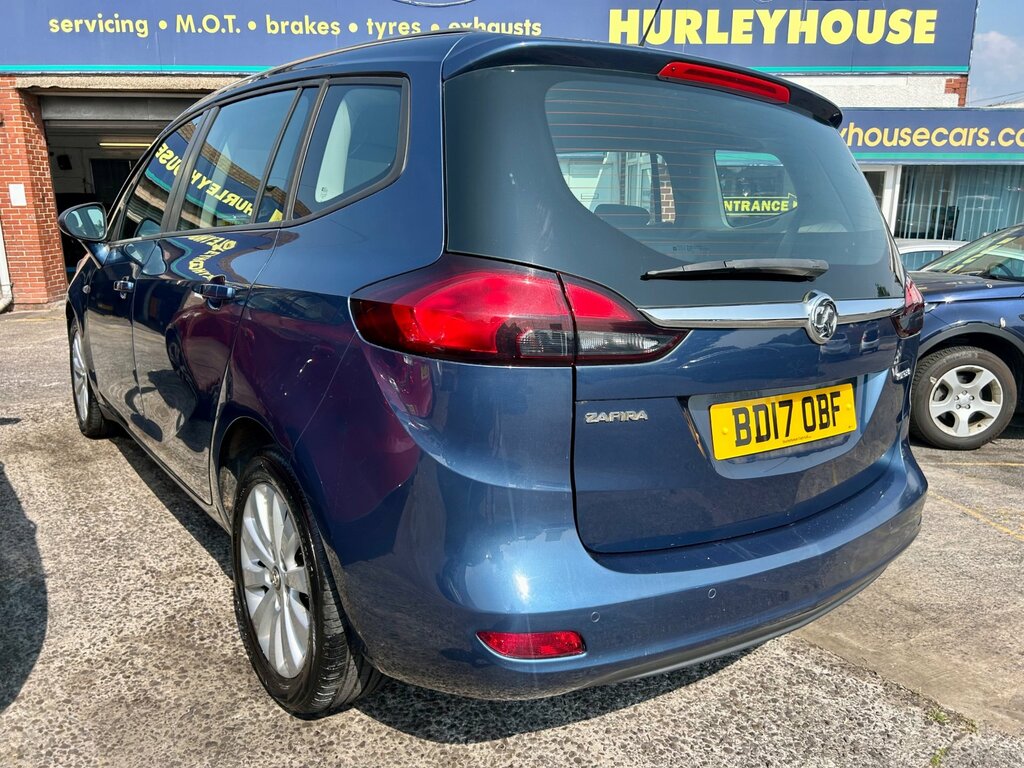 Vauxhall Zafira Tourer 1.4I Turbo Design Mpv Euro 6 14 Blue #4