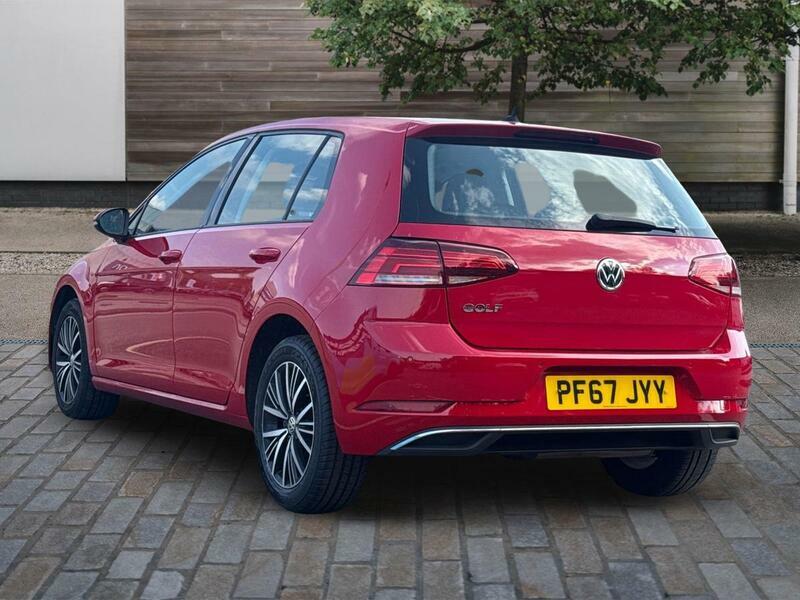 Volkswagen Golf 1.6 Tdi Se Nav Hatchback Dsg Euro 6 S Red #3