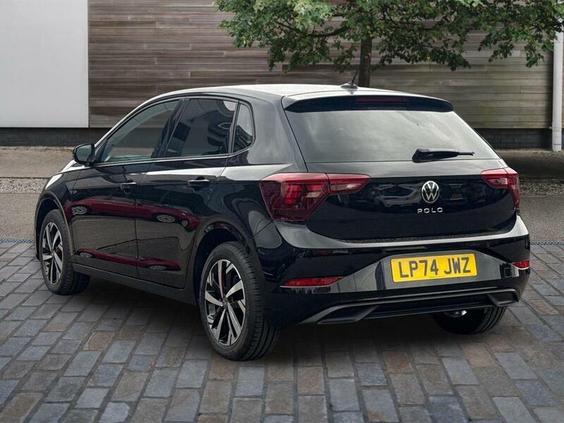 Volkswagen Polo 1.0 Tsi Match Hatchback Dsg Euro 6 Ss LP74JWZ Black #3
