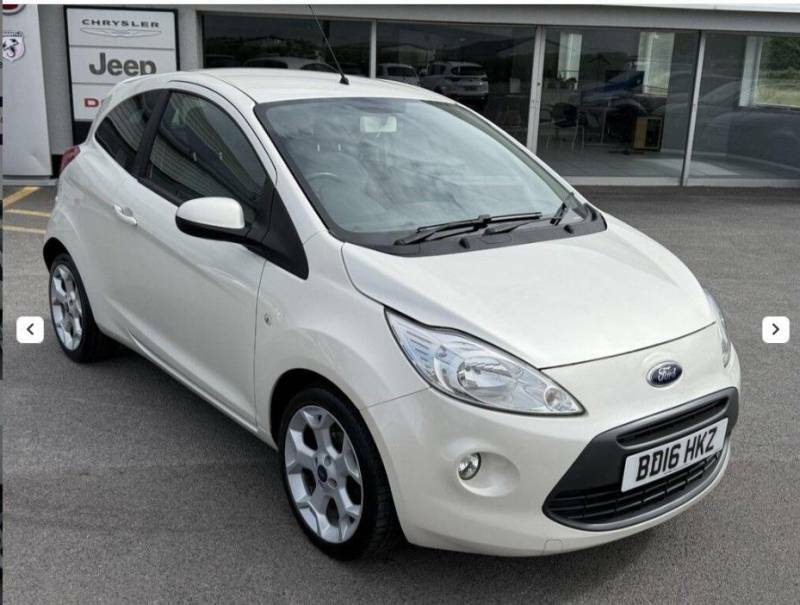 Ford KA Zetec White